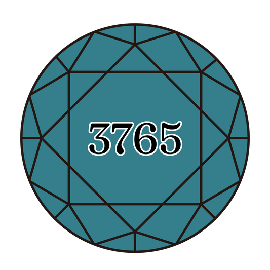 True North Diamond Art Round Diamond Drills 3765 - Very Dark Peacock Blue - Round Bulk Diamond Drills