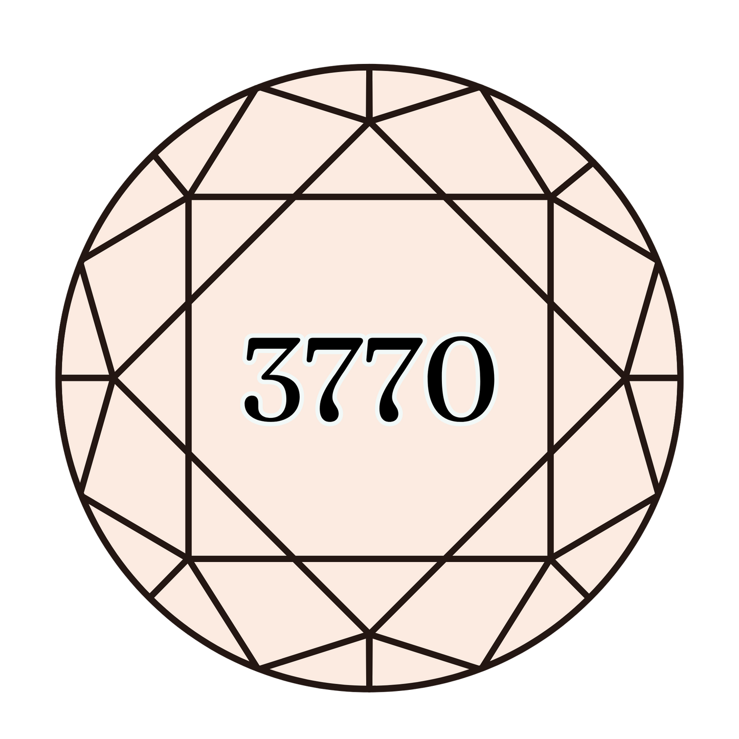 True North Diamond Art Round Diamond Drills 3770 - Very Light Tawny - Round Bulk Diamond Drills