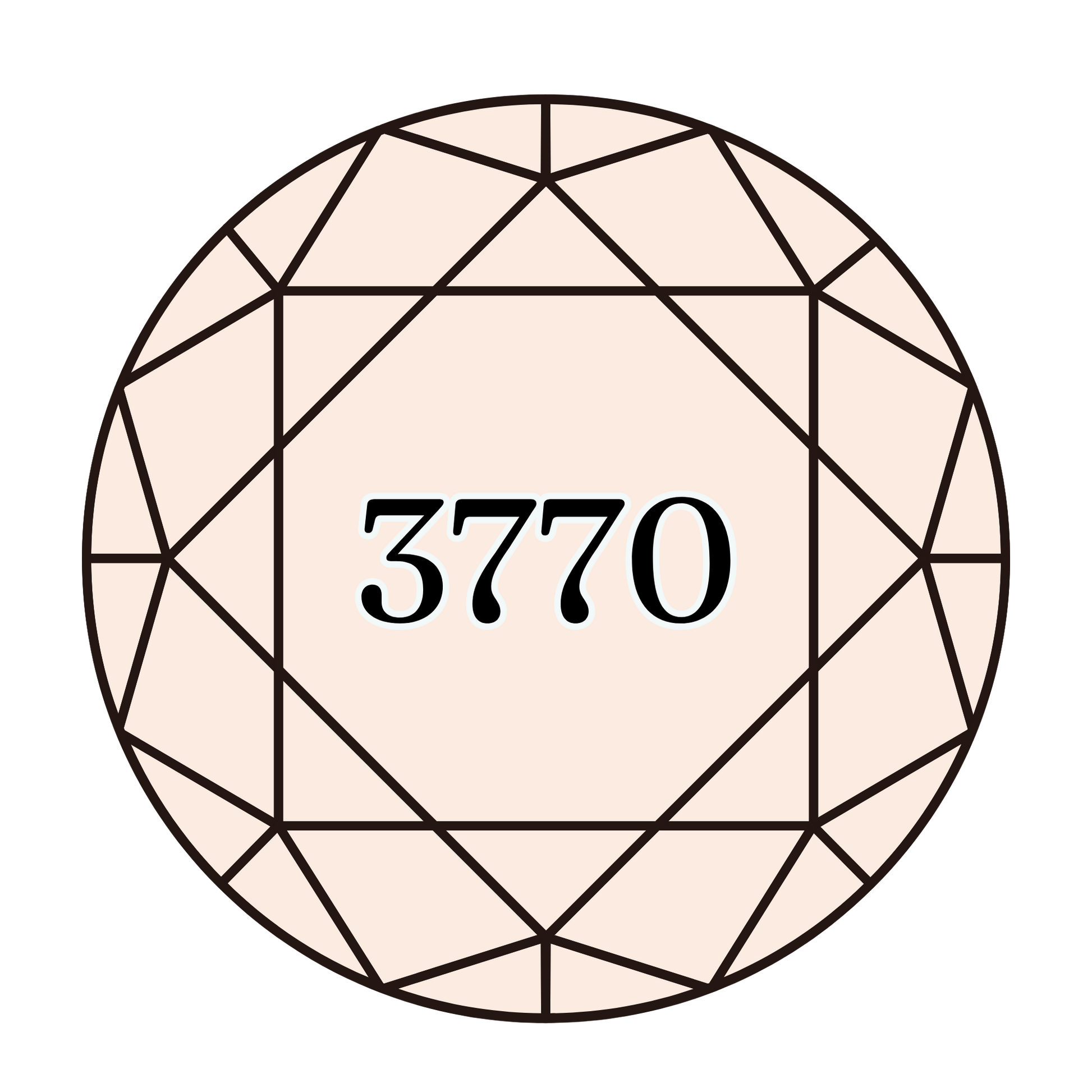 True North Diamond Art Round Diamond Drills 3770 - Very Light Tawny - Round Bulk Diamond Drills