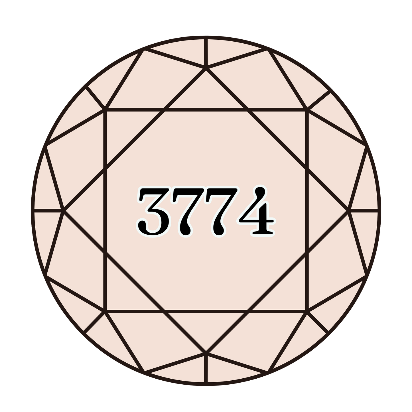 True North Diamond Art Round Diamond Drills 3774 - Very Light Desert Sand - Round Bulk Diamond Drills