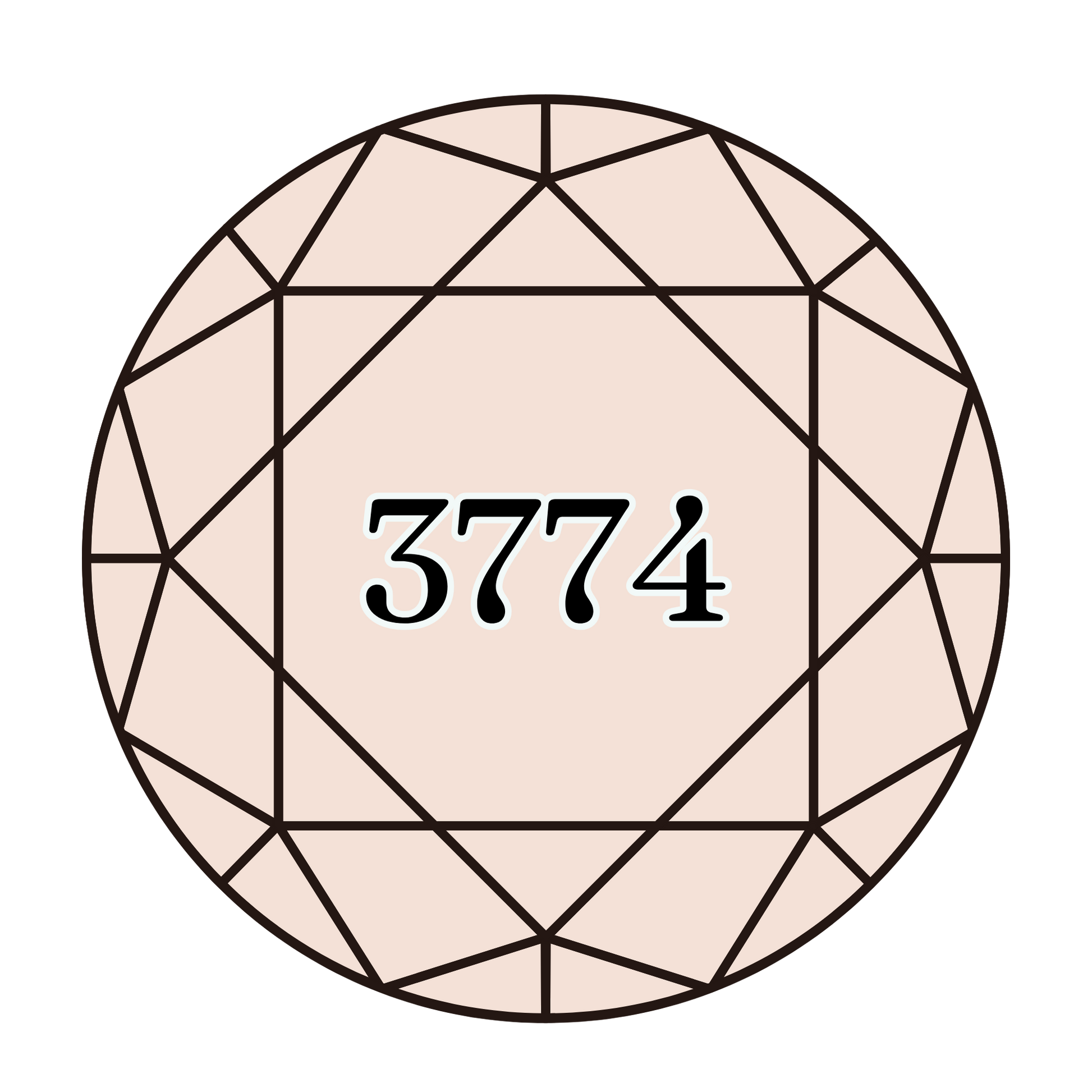 True North Diamond Art Round Diamond Drills 3774 - Very Light Desert Sand - Round Bulk Diamond Drills