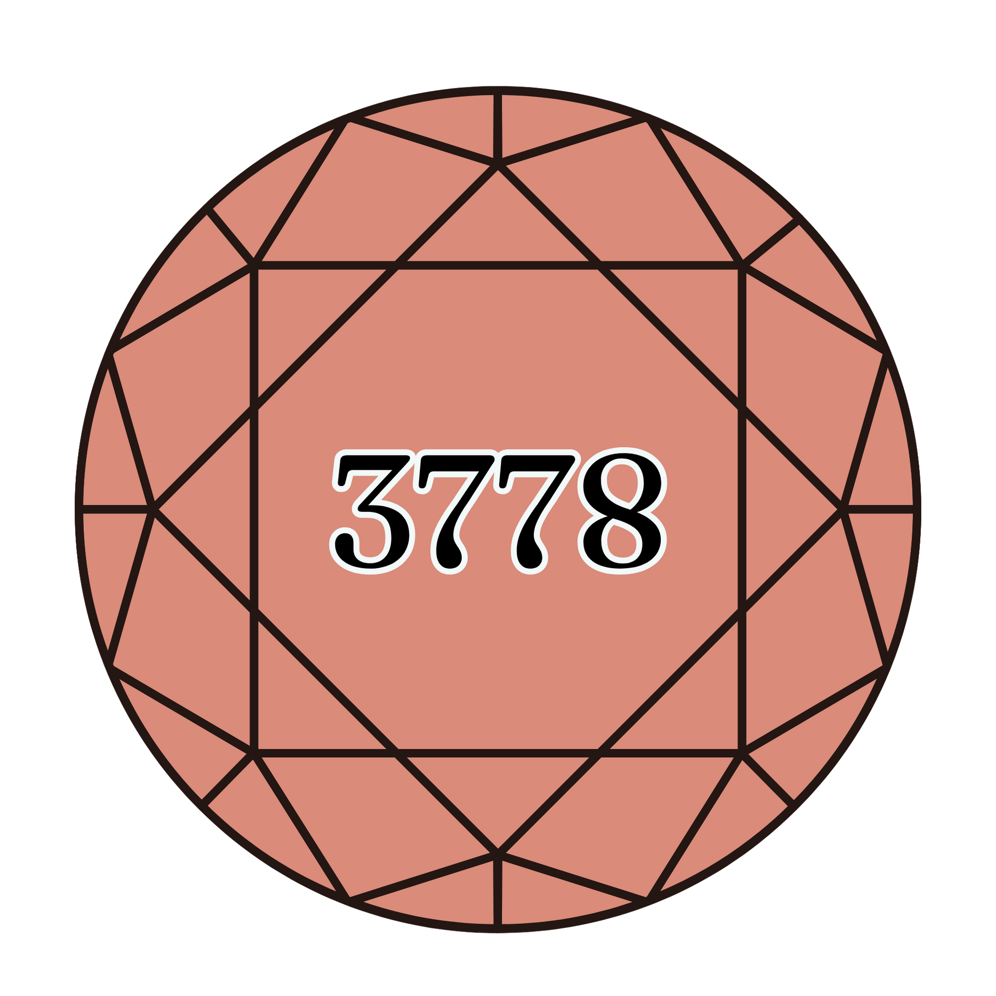 True North Diamond Art Round Diamond Drills 3778 -  Light Terra Cotta - Round Bulk Diamond Drills