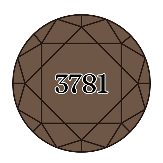 True North Diamond Art Round Diamond Drills 3781 - Dark Mocha Brown - Round Bulk Diamond Drills