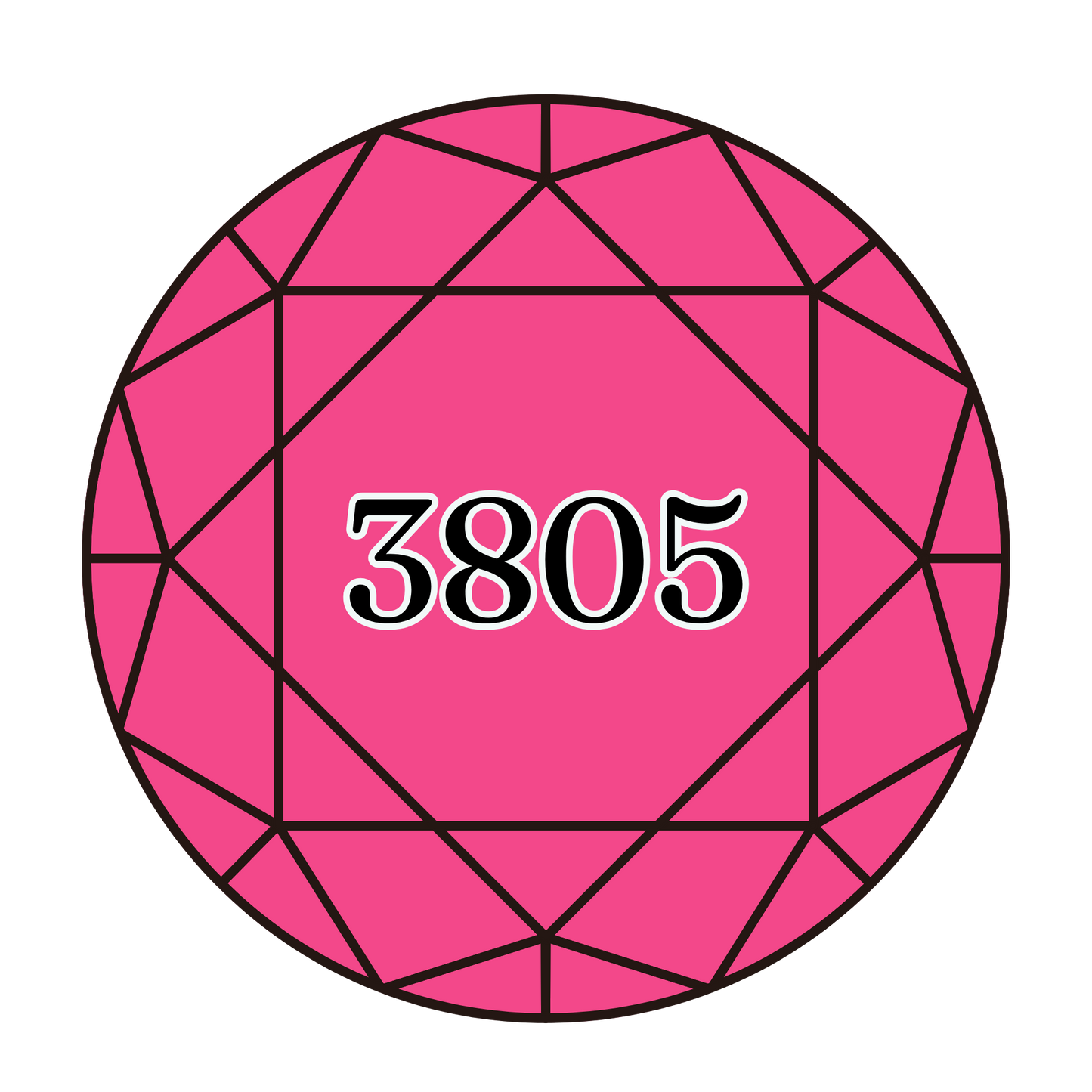 True North Diamond Art Round Diamond Drills 3805 - Cyclamen Pink - Round Bulk Diamond Drills