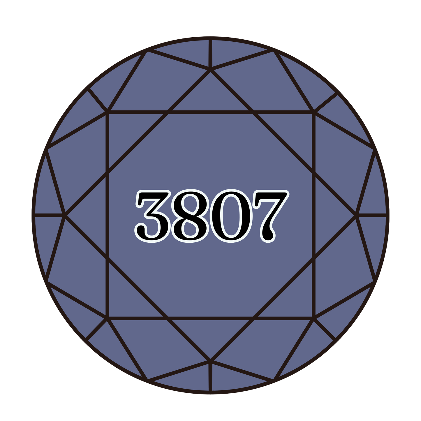 True North Diamond Art Round Diamond Drills 3807 - Cornflower Blue - Round Bulk Diamond Drills