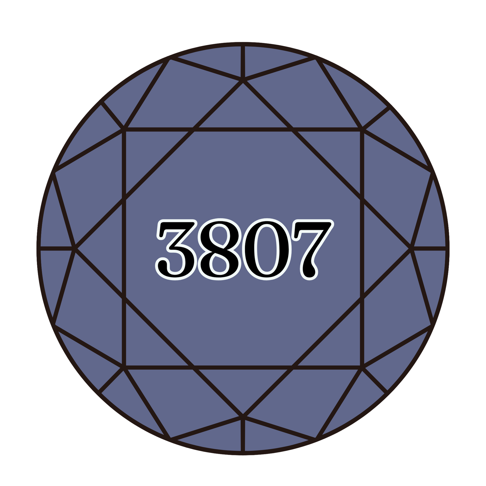 True North Diamond Art Round Diamond Drills 3807 - Cornflower Blue - Round Bulk Diamond Drills