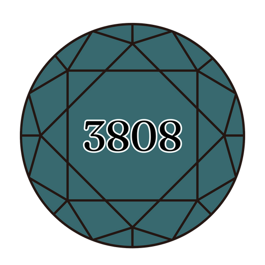 True North Diamond Art Round Diamond Drills 3808 - Ultra Very Dark Turquoise - Round Bulk Diamond Drills