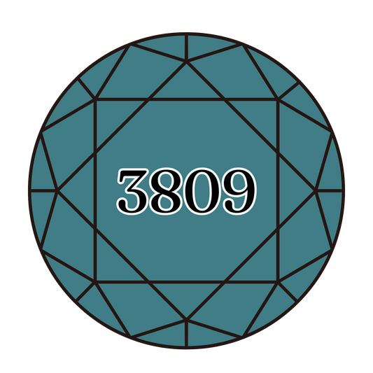 True North Diamond Art Round Diamond Drills 3809 - Very Dark Turquoise - Round Bulk Diamond Drills