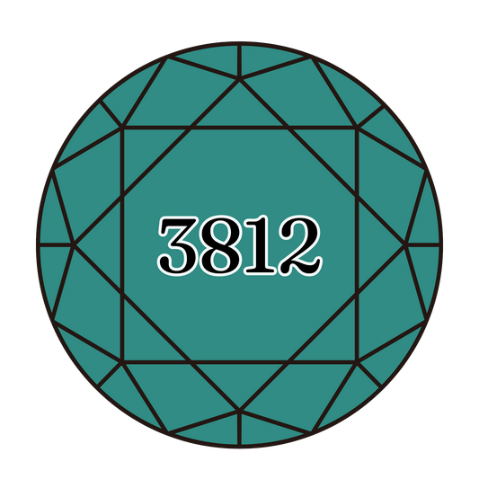 True North Diamond Art Round Diamond Drills 3812 - Very Dark Sea Green - Round Bulk Diamond Drills