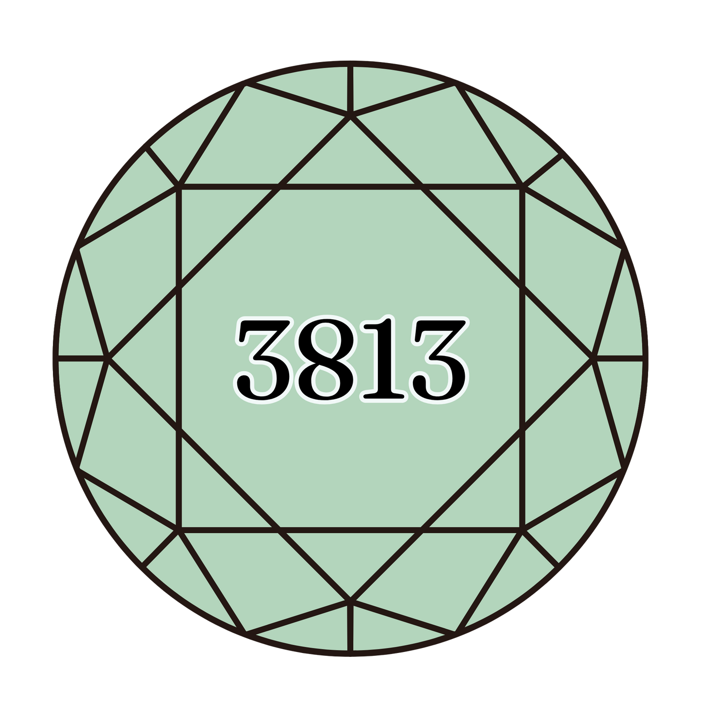 True North Diamond Art Round Diamond Drills 3813 - Light Blue Green - Round Bulk Diamond Drills