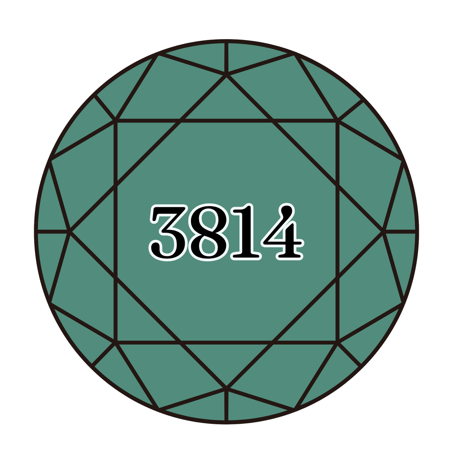 True North Diamond Art Round Diamond Drills 3814 - Aquamarine - Round Bulk Diamond Drills