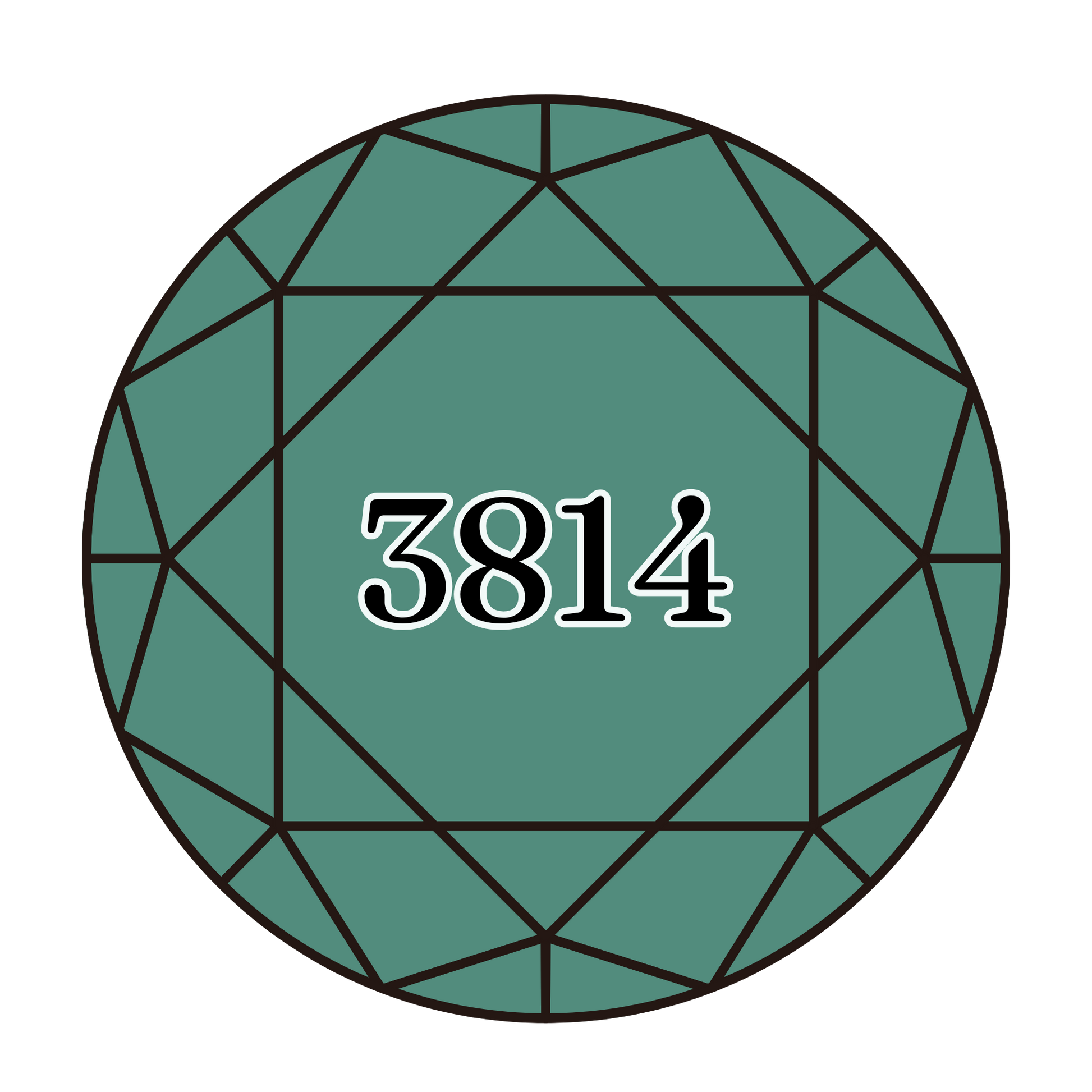 True North Diamond Art Round Diamond Drills 3814 - Aquamarine - Round Bulk Diamond Drills