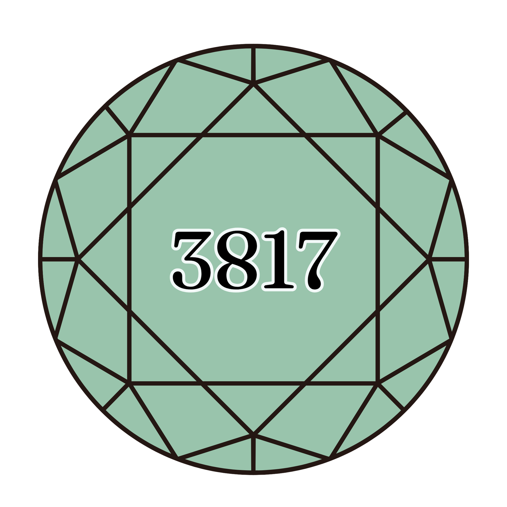 True North Diamond Art Round Diamond Drills 3817 - Light Celadon Green - Round Bulk Diamond Drills