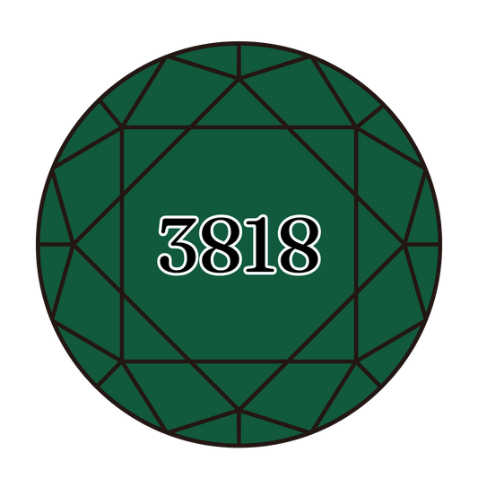 True North Diamond Art Round Diamond Drills 3818 - Ultra Very Dark Emerald Green - Round Bulk Diamond Drills