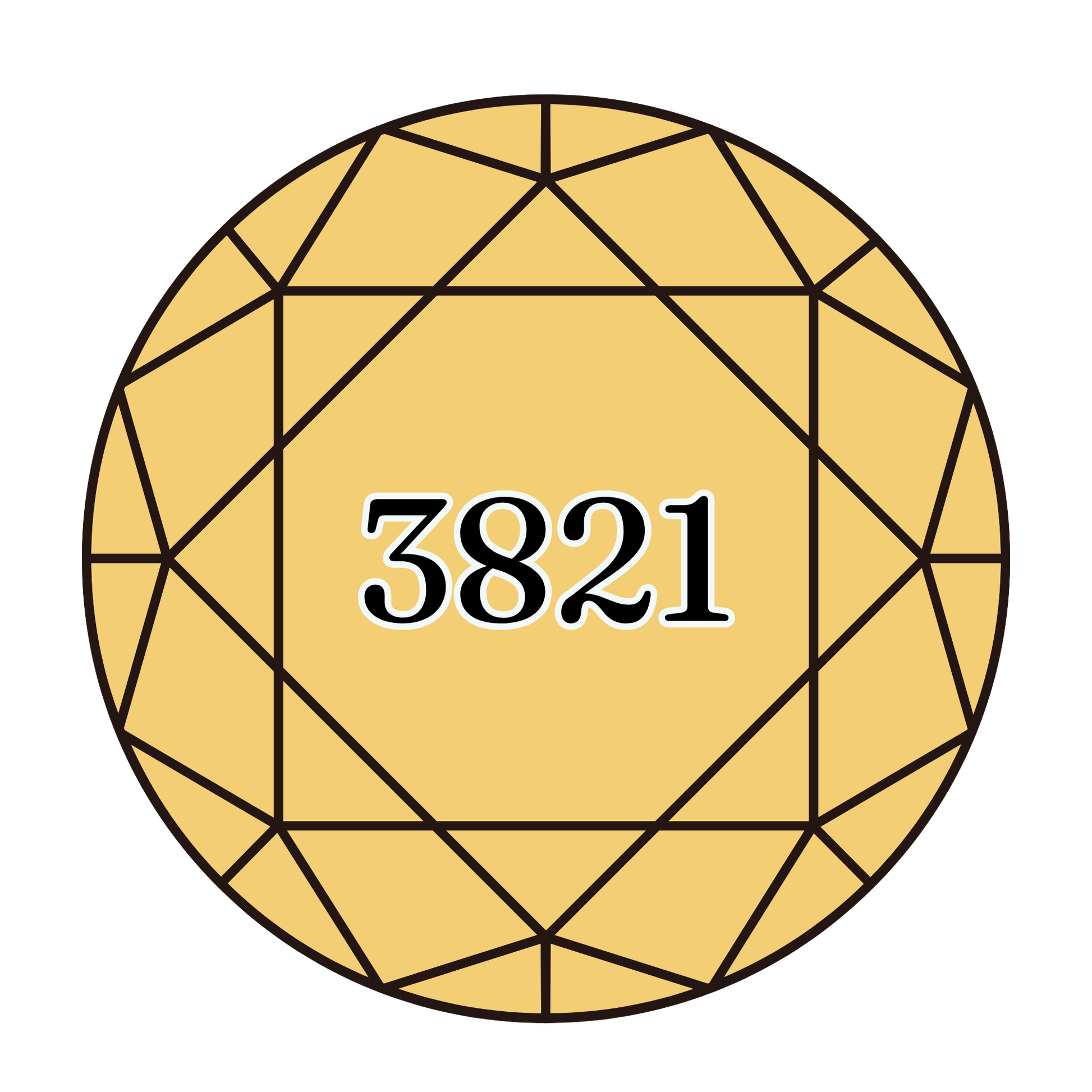 True North Diamond Art Round Diamond Drills 3821 - Straw - Round Bulk Diamond Drills