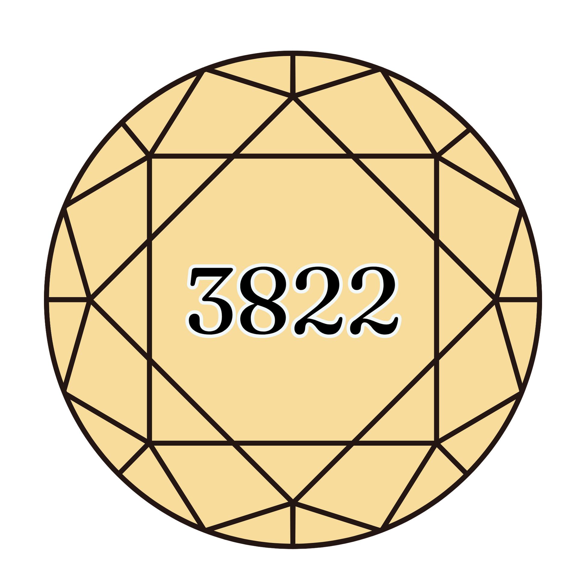 True North Diamond Art Round Diamond Drills 3822 - Light Straw - Round Bulk Diamond Drills