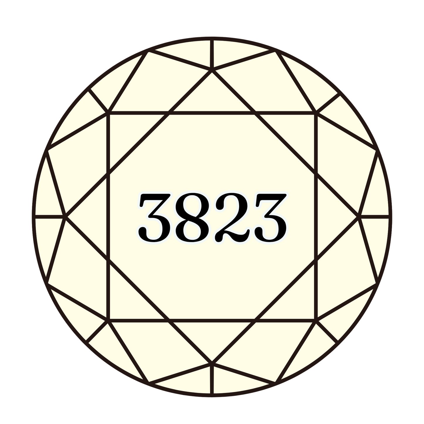 True North Diamond Art Round Diamond Drills 3823 - Ultra Pale Yellow - Round Bulk Diamond Drills