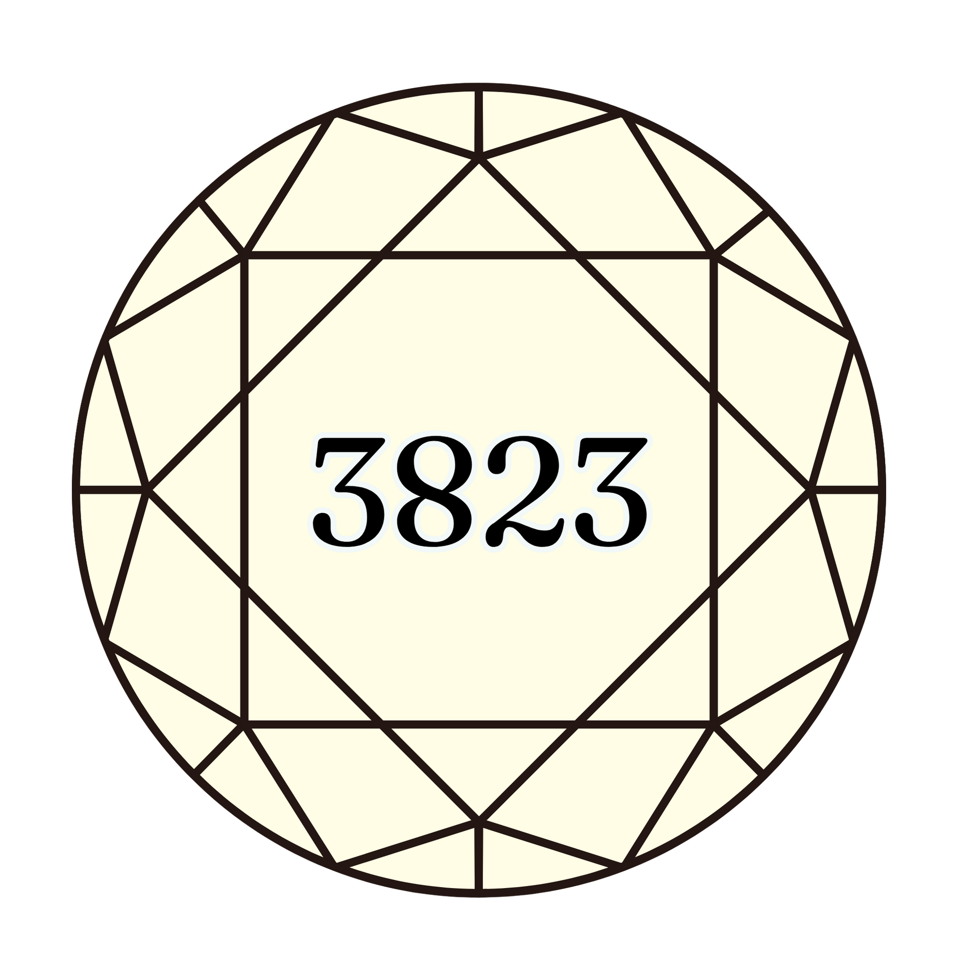 True North Diamond Art Round Diamond Drills 3823 - Ultra Pale Yellow - Round Bulk Diamond Drills