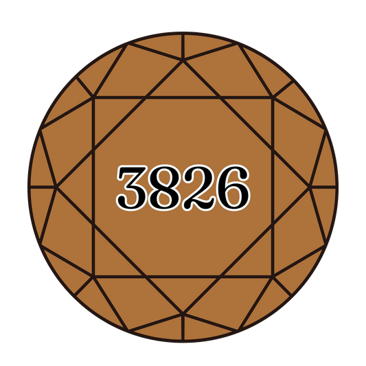 True North Diamond Art Round Diamond Drills 3826 - Golden Brown - Round Bulk Diamond Drills