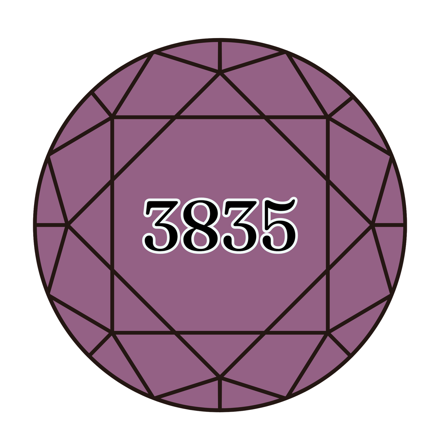 True North Diamond Art Round Diamond Drills 3835 - Medium Grape - Round Bulk Diamond Drills