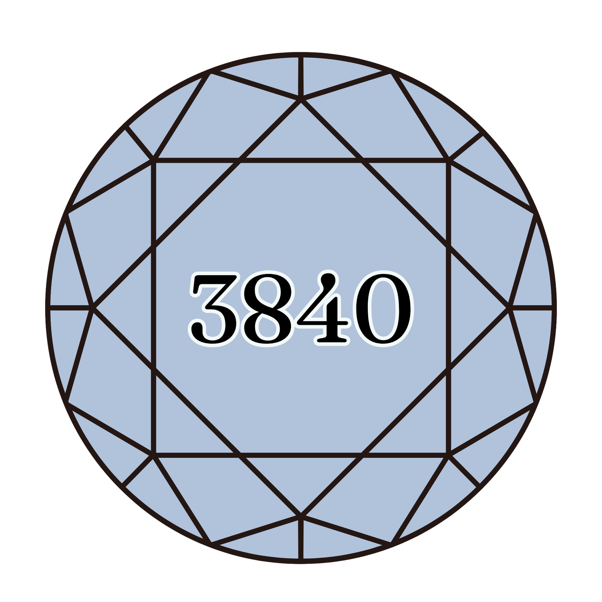 True North Diamond Art Round Diamond Drills 3840 - Light Lavender Blue - Round Bulk Diamond Drills