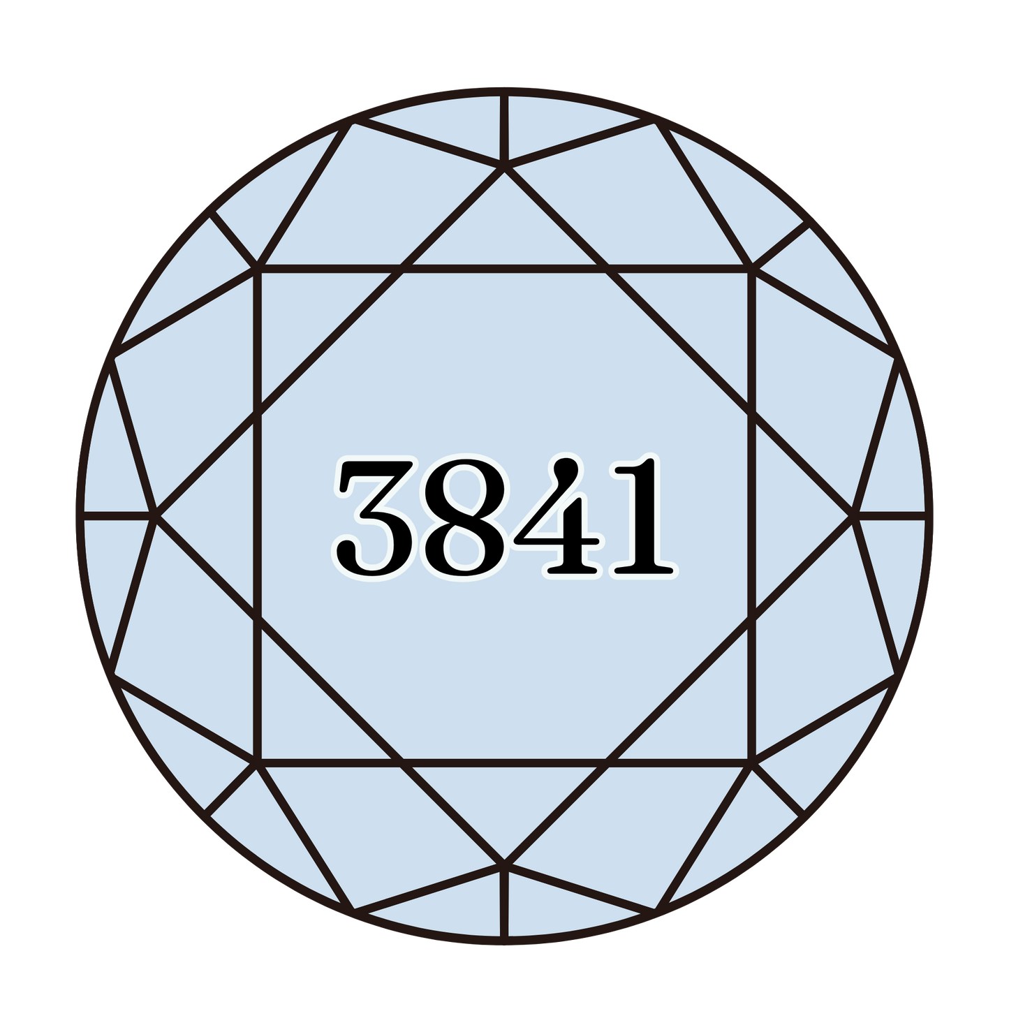 True North Diamond Art Round Diamond Drills 3841 - Pale Baby Blue - Round Bulk Diamond Drills