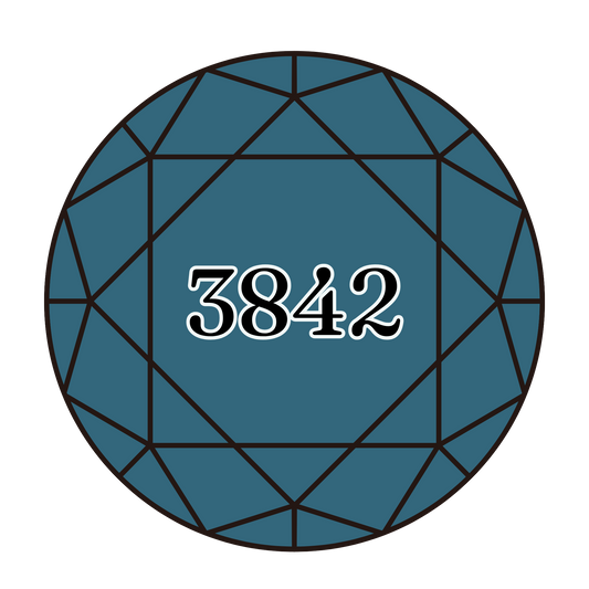 True North Diamond Art Round Diamond Drills 3842 - Very Dark Wedgwood - Round Bulk Diamond Drills