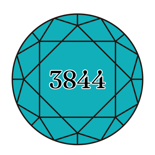 True North Diamond Art Round Diamond Drills 3844 - Dark Bright Turquoise - Round Bulk Diamond Drills