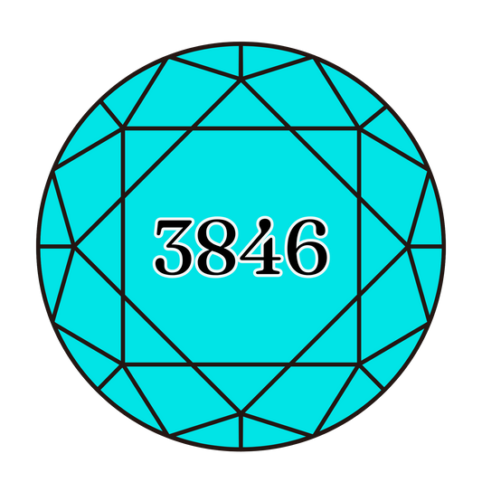 True North Diamond Art Round Diamond Drills 3846 - Light Bright Turquoise - Round Bulk Diamond Drills