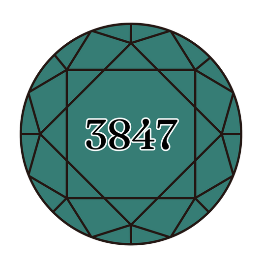 True North Diamond Art Round Diamond Drills 3847 - Dark Teal Green - Round Bulk Diamond Drills