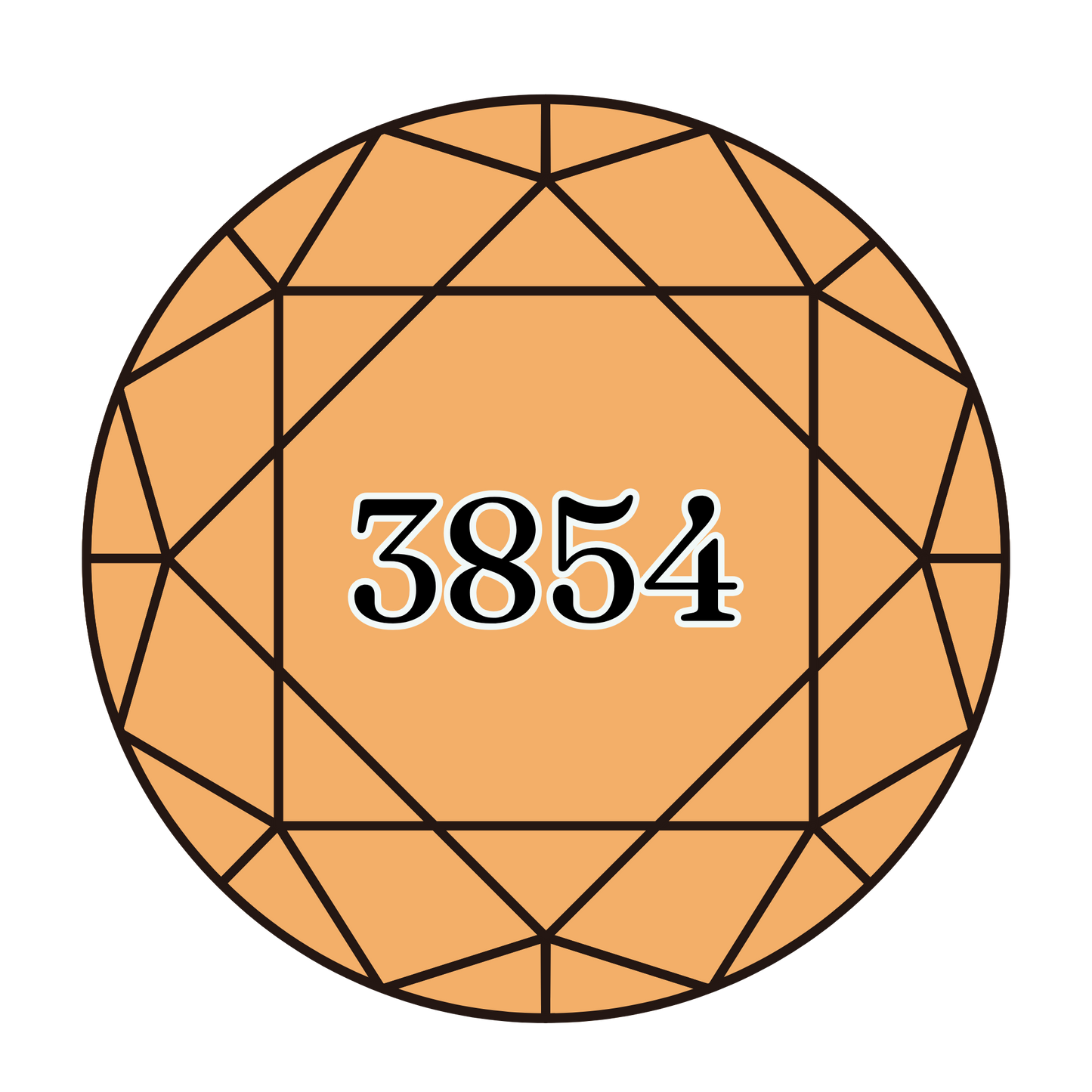 True North Diamond Art Round Diamond Drills 3854 - Medium Autumn Gold - Round Bulk Diamond Drills