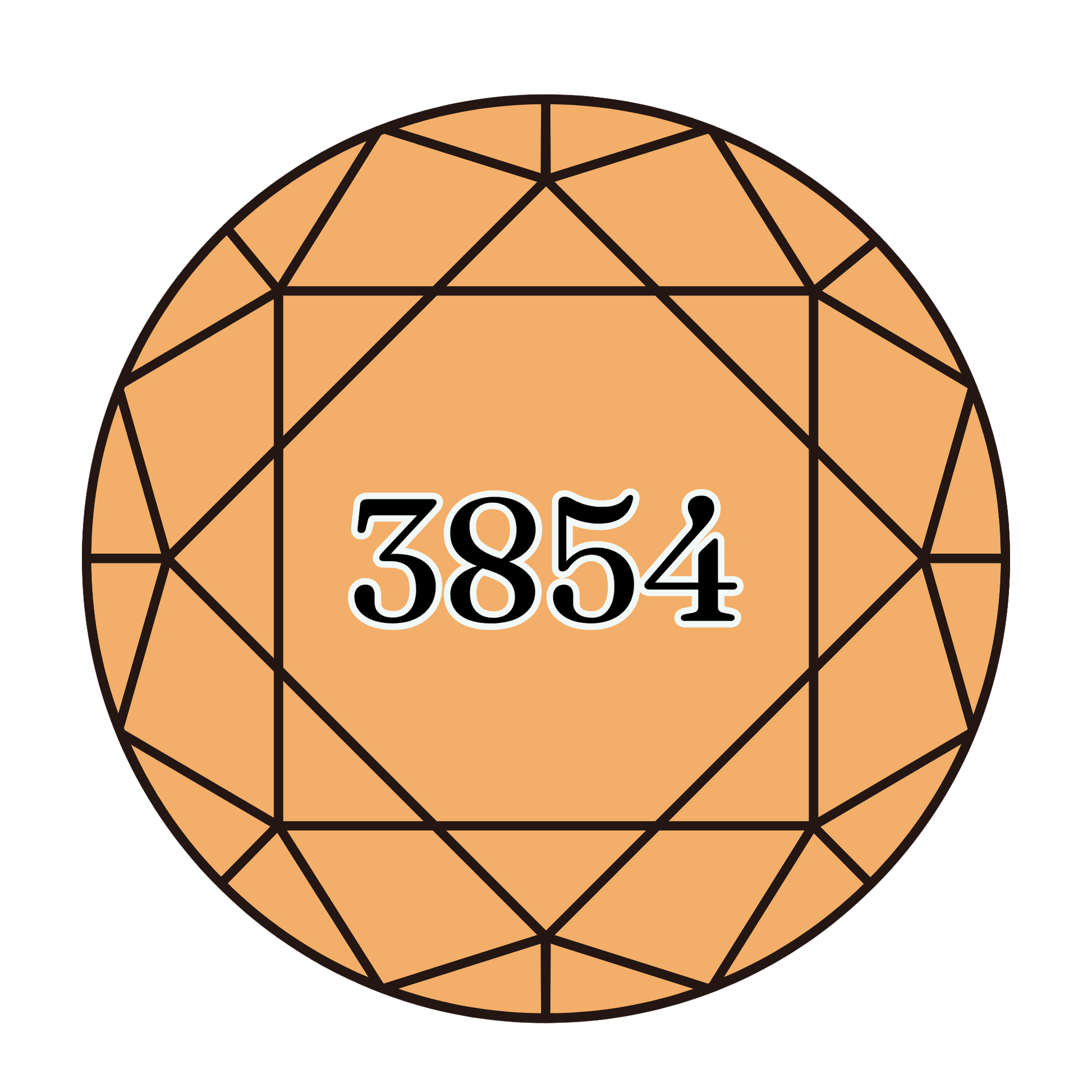 True North Diamond Art Round Diamond Drills 3854 - Medium Autumn Gold - Round Bulk Diamond Drills