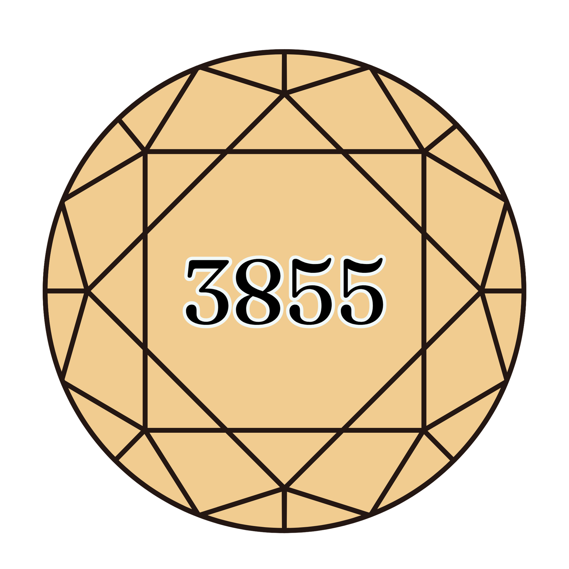 True North Diamond Art Round Diamond Drills 3855 - Light Autumn Gold - Round Bulk Diamond Drills