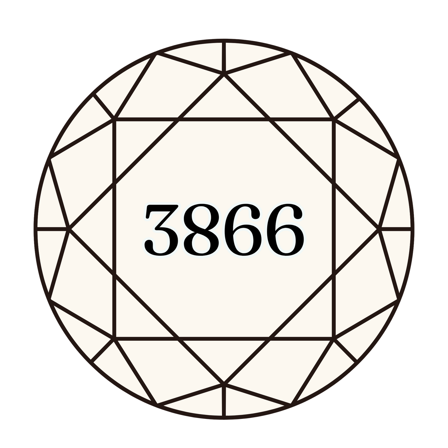 True North Diamond Art Round Diamond Drills 3866 - Winter White - Round Bulk Diamond Drills