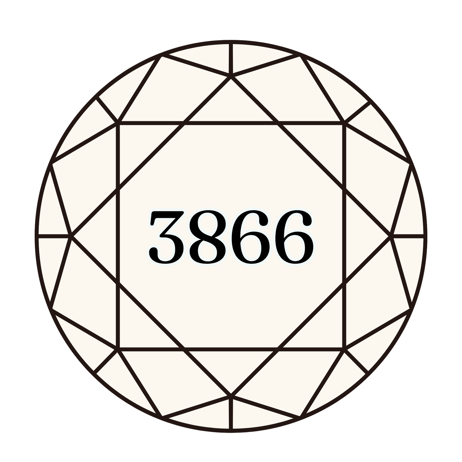 True North Diamond Art Round Diamond Drills 3866 - Winter White - Round Bulk Diamond Drills