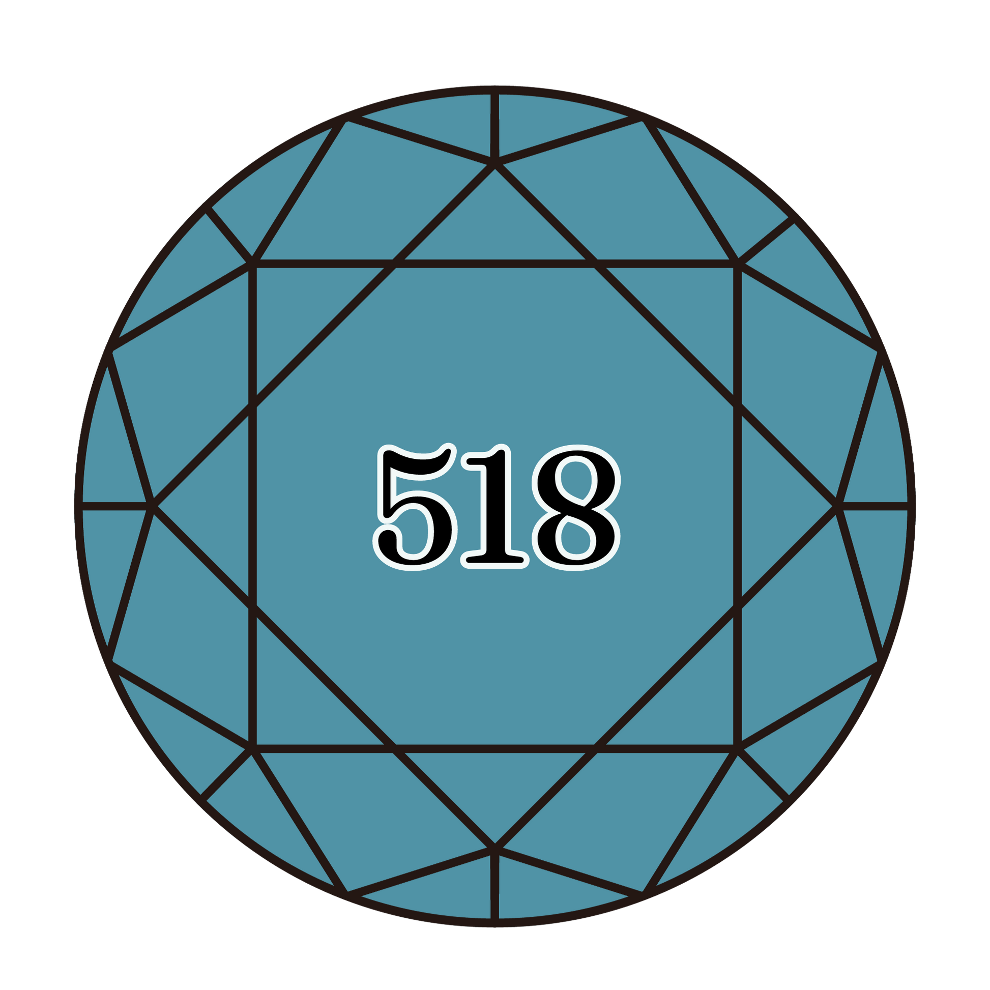 True North Diamond Art Round Diamond Drills 518 - Light Wedgwood - Round Bulk Diamond Drills