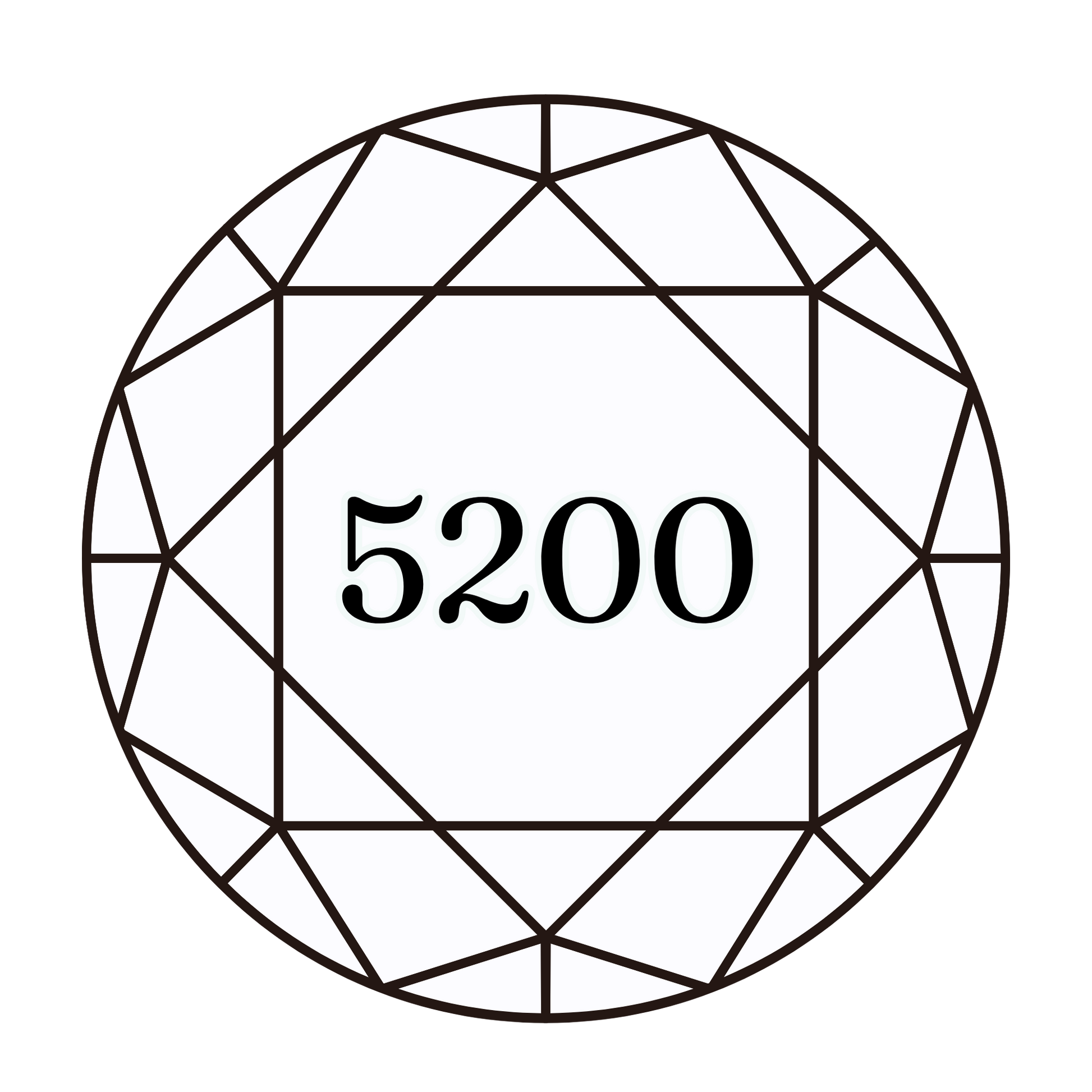 True North Diamond Art Round Diamond Drills 5200 - Snow White - Round Bulk Diamond Drills