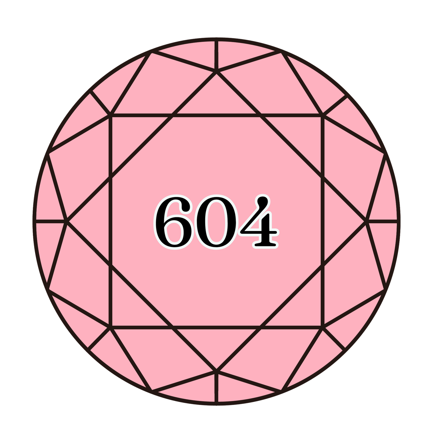 True North Diamond Art Round Diamond Drills 604 - Light Cranberry - Round Bulk Diamond Drills