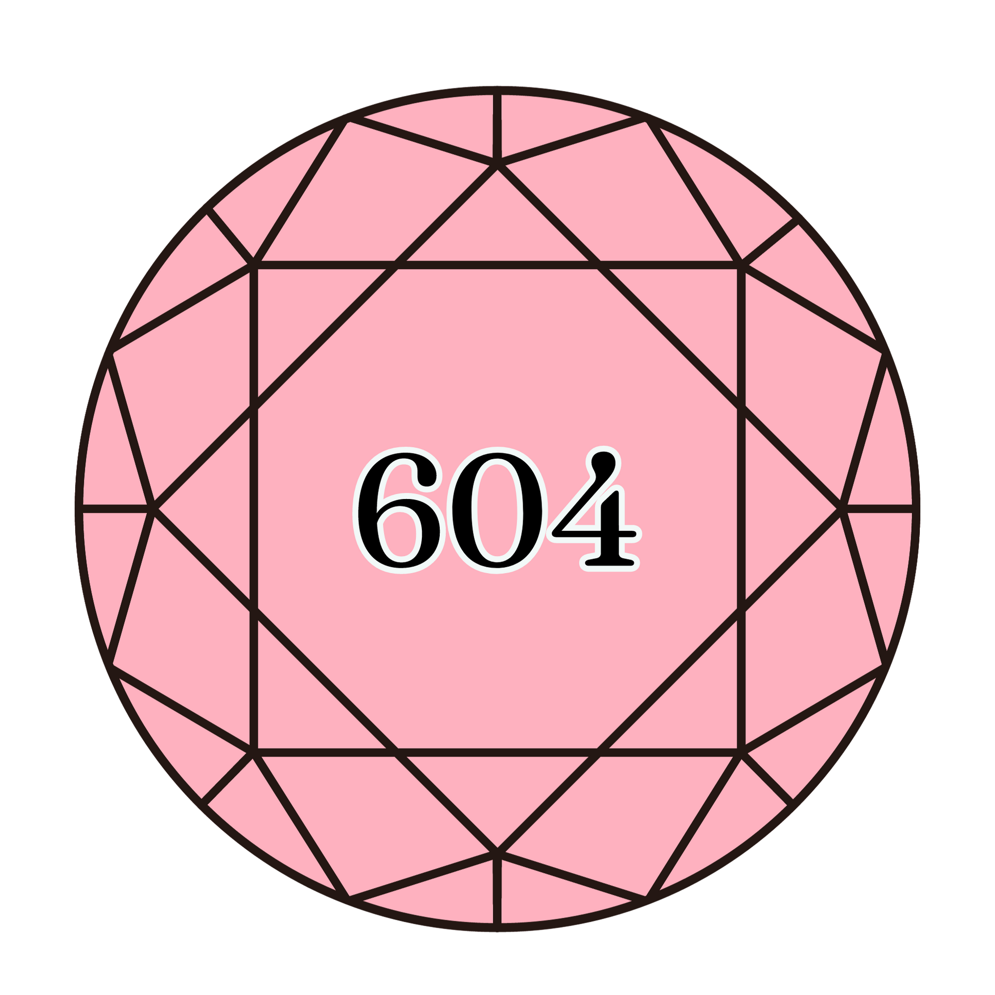 True North Diamond Art Round Diamond Drills 604 - Light Cranberry - Round Bulk Diamond Drills