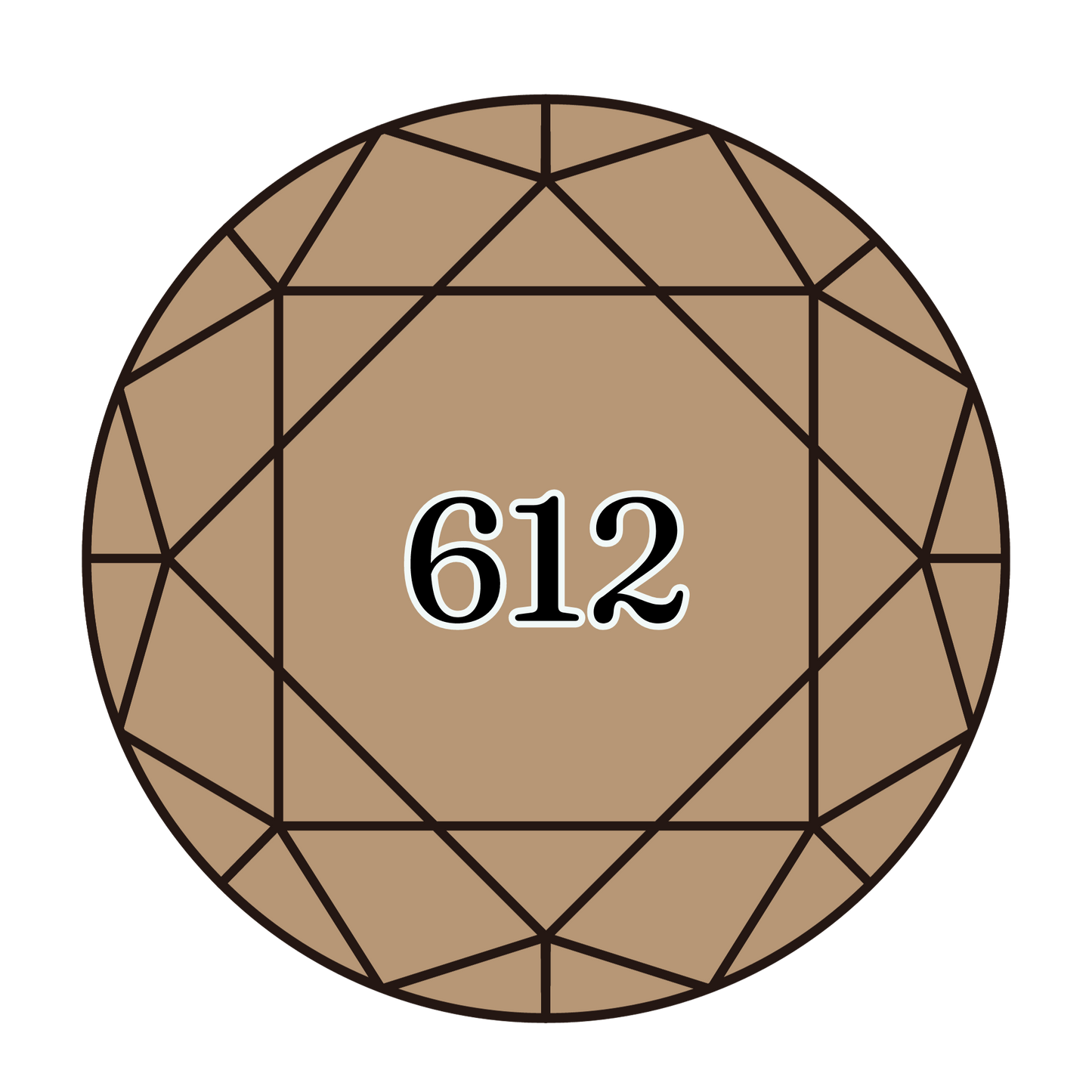 True North Diamond Art Round Diamond Drills 612 - Light Drab Brown - Round Bulk Diamond Drills