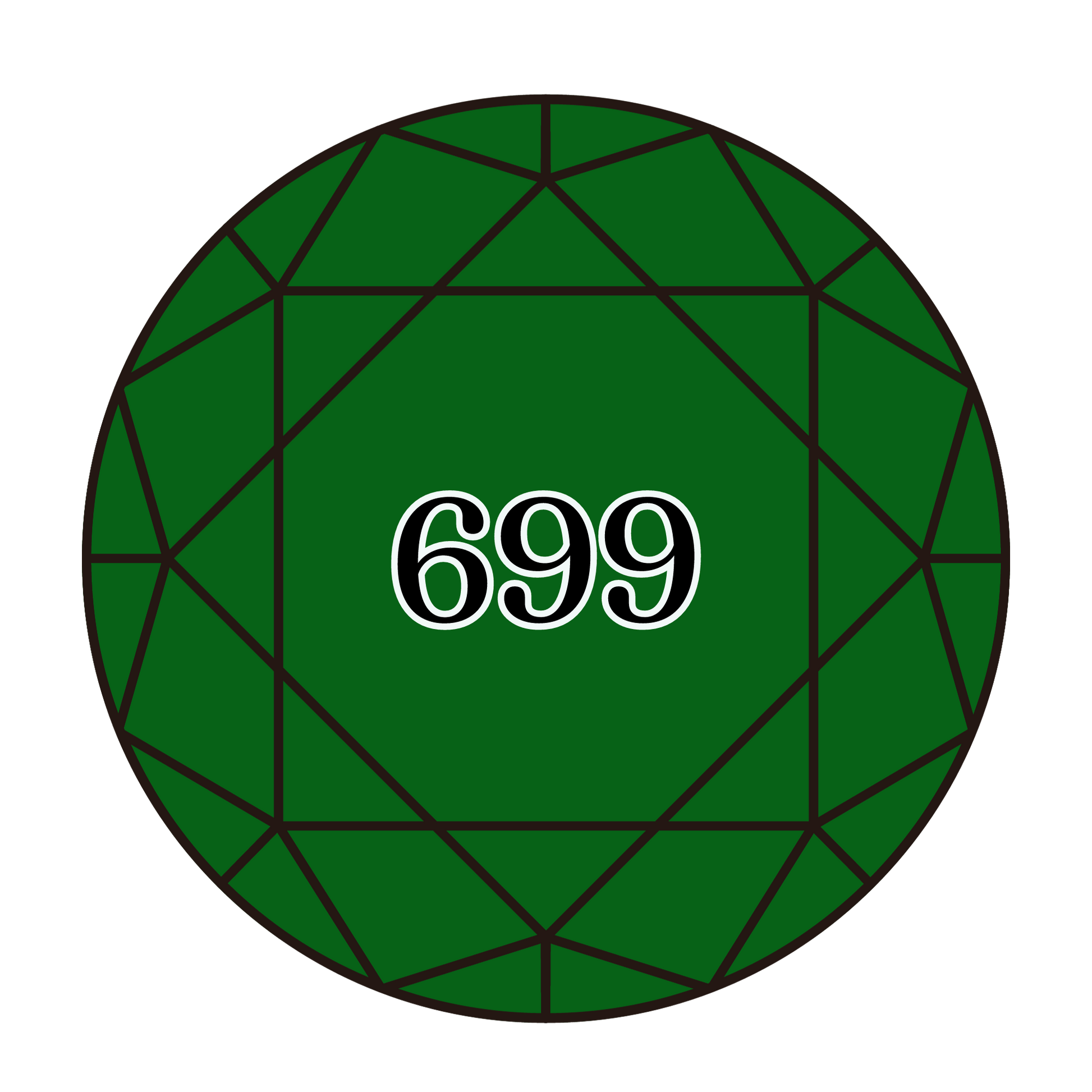 True North Diamond Art Round Diamond Drills 699 - Green - Round Bulk Diamond Drills