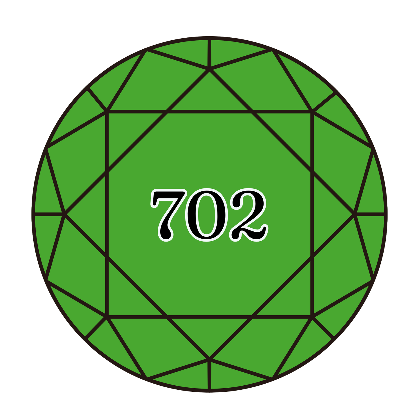 True North Diamond Art Round Diamond Drills 702 - Kelly Green - Round Bulk Diamond Drills