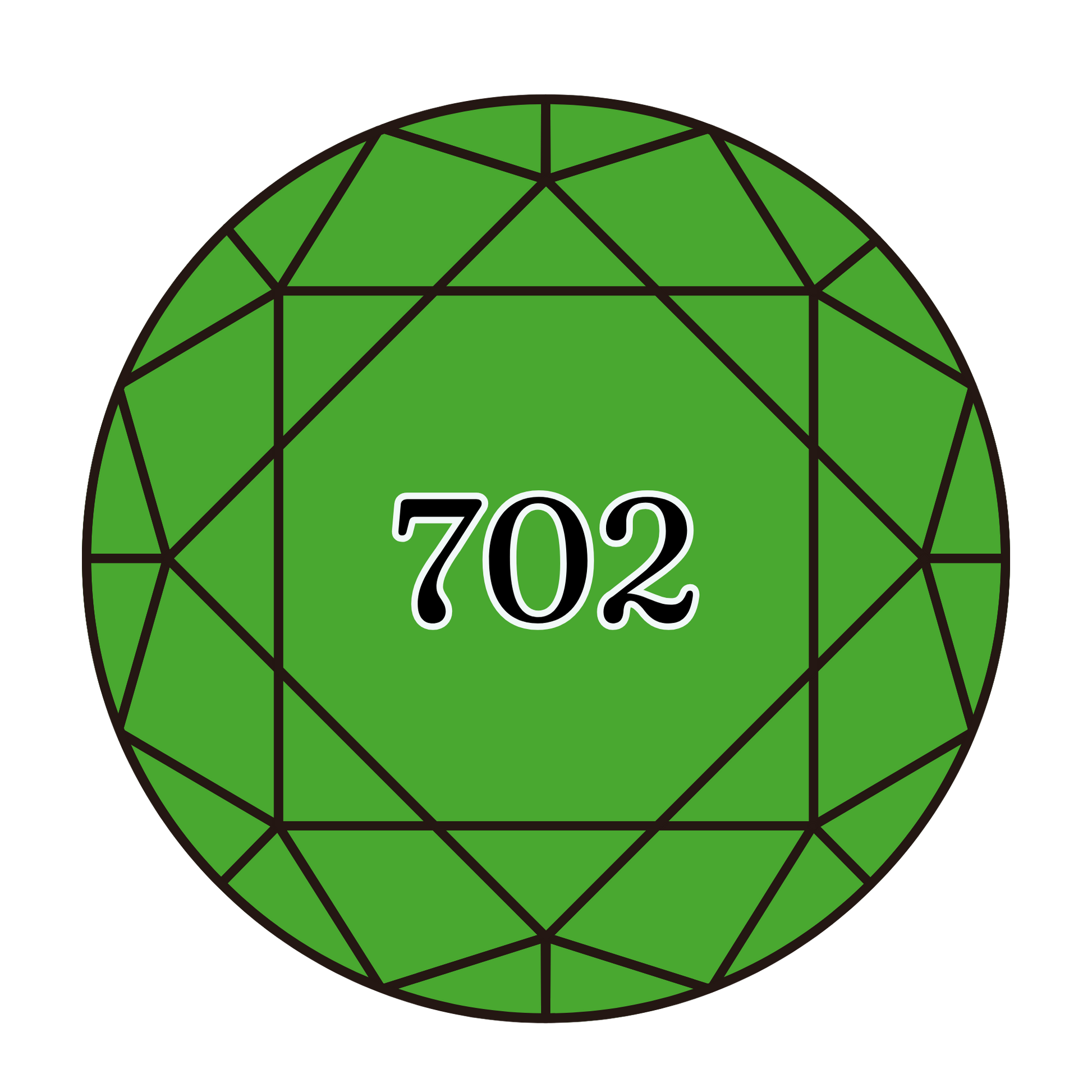 True North Diamond Art Round Diamond Drills 702 - Kelly Green - Round Bulk Diamond Drills