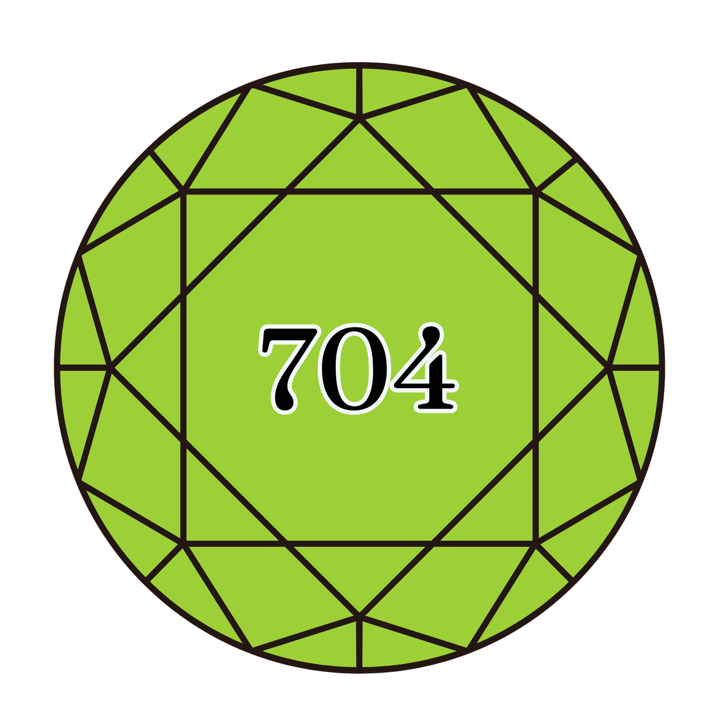 True North Diamond Art Round Diamond Drills 704 - Bright Chartreuse - Round Bulk Diamond Drills