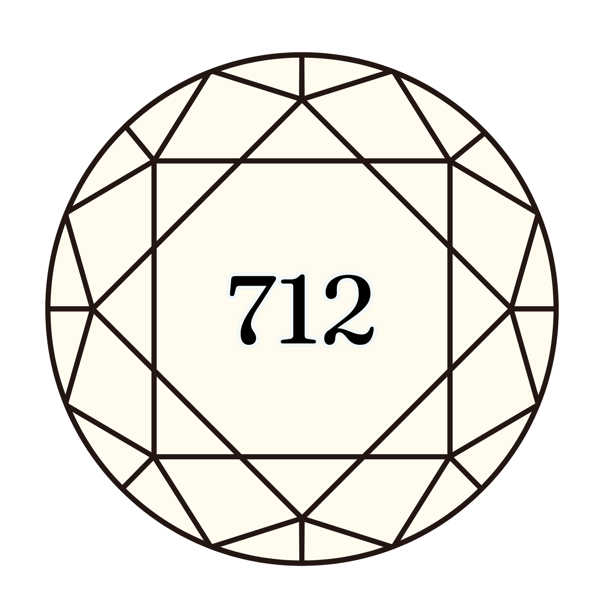 True North Diamond Art Round Diamond Drills 712 - Cream - Round Bulk Diamond Drills