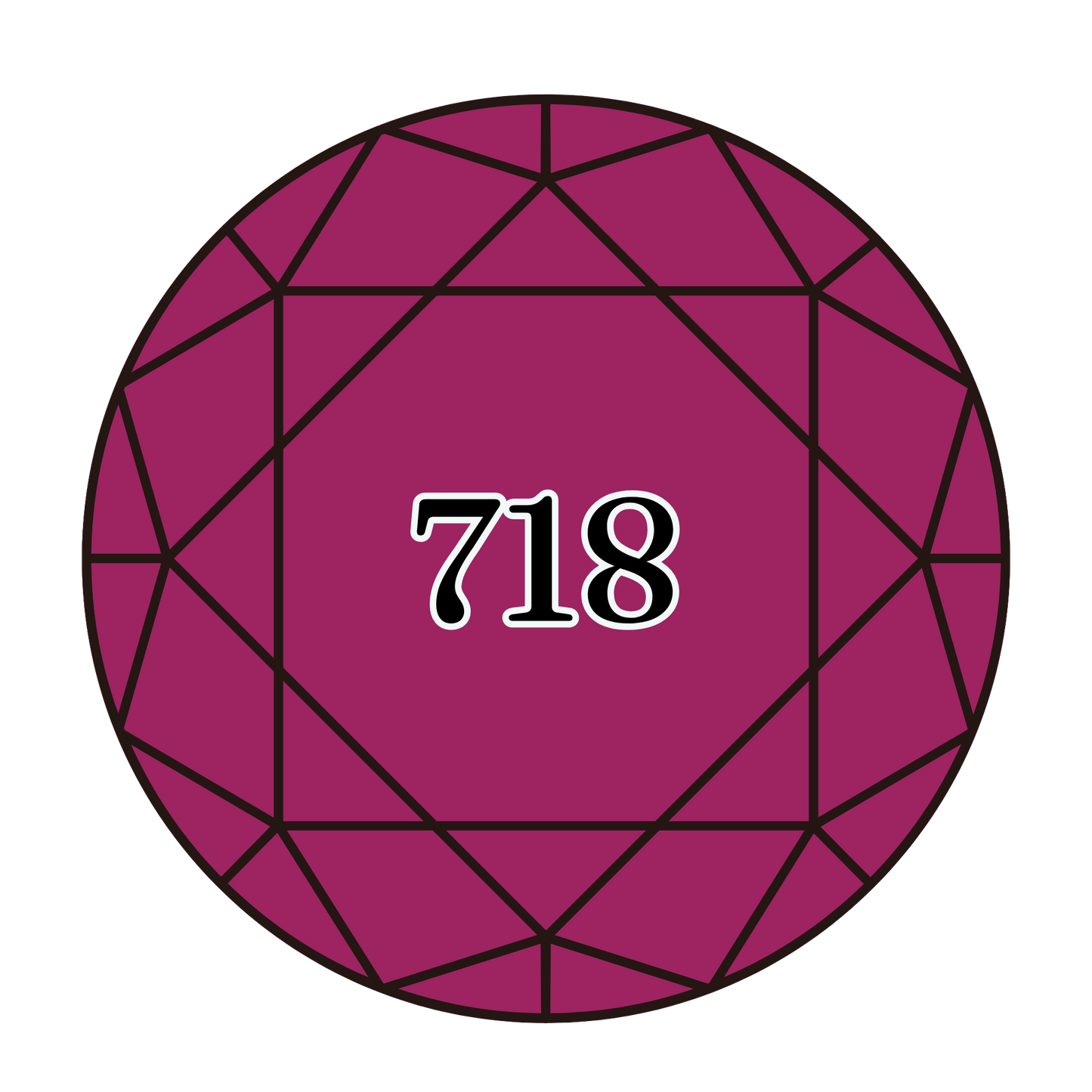 True North Diamond Art Round Diamond Drills 718 - Plum - Round Bulk Diamond Drills