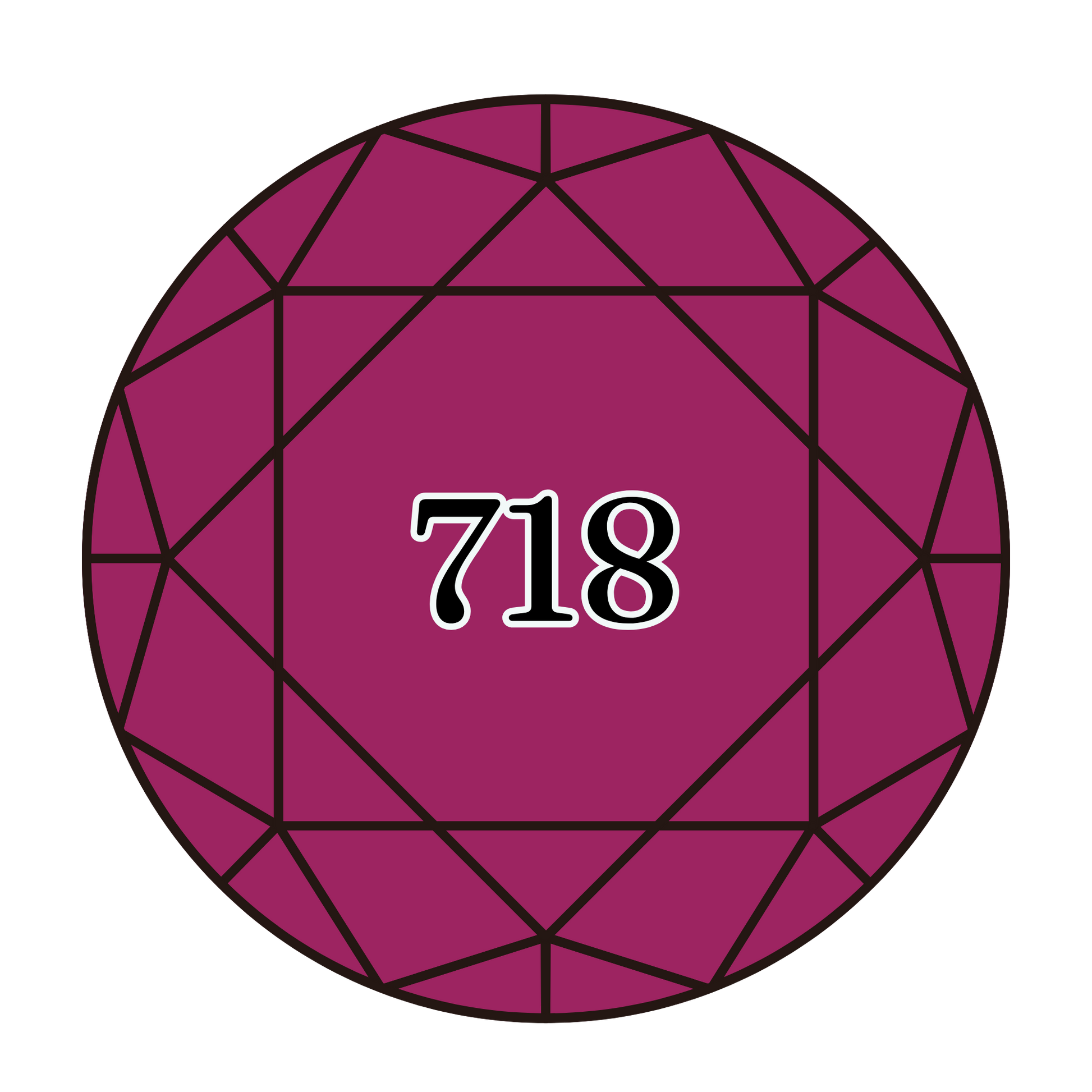 True North Diamond Art Round Diamond Drills 718 - Plum - Round Bulk Diamond Drills