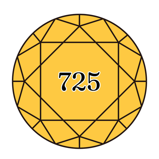 True North Diamond Art Round Diamond Drills 725 - Medium Light Topaz - Round Bulk Diamond Drills