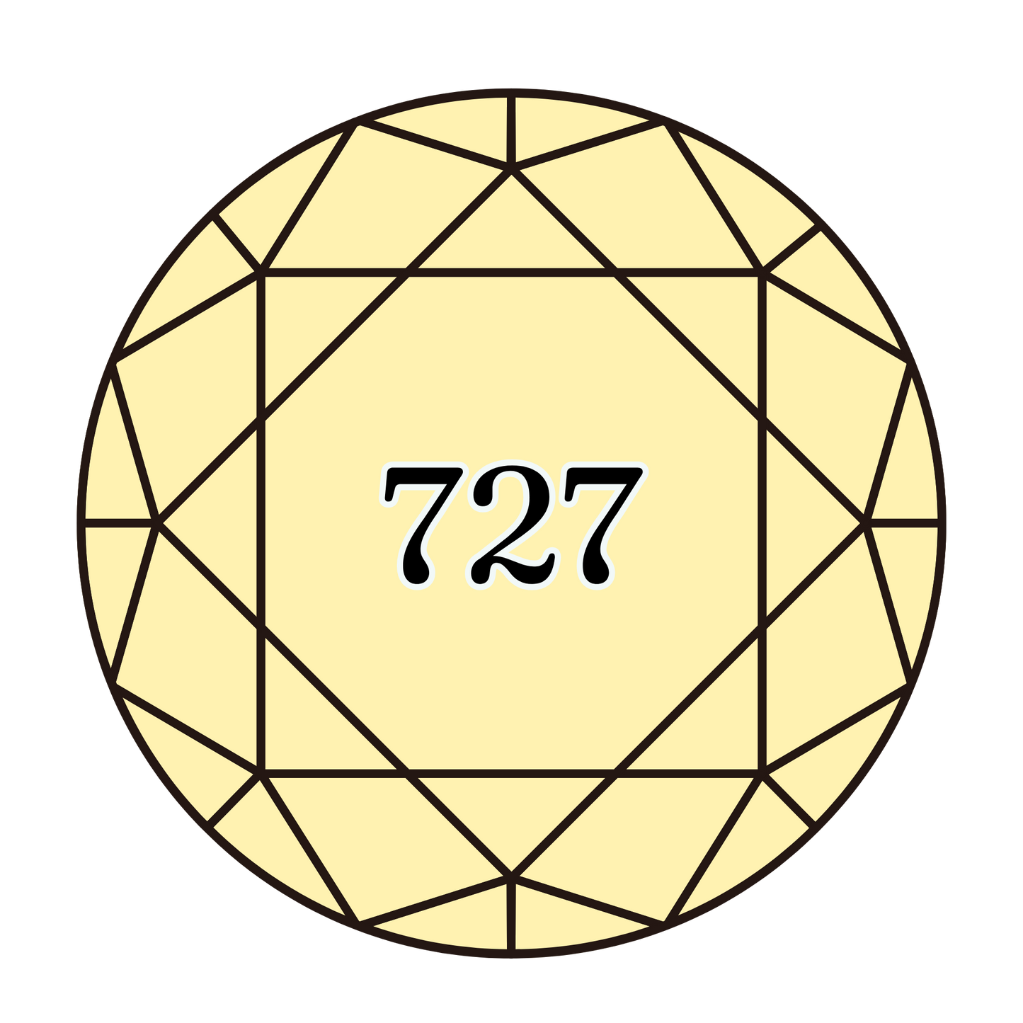 True North Diamond Art Round Diamond Drills 727 - Very Light Topaz - Round Bulk Diamond Drills