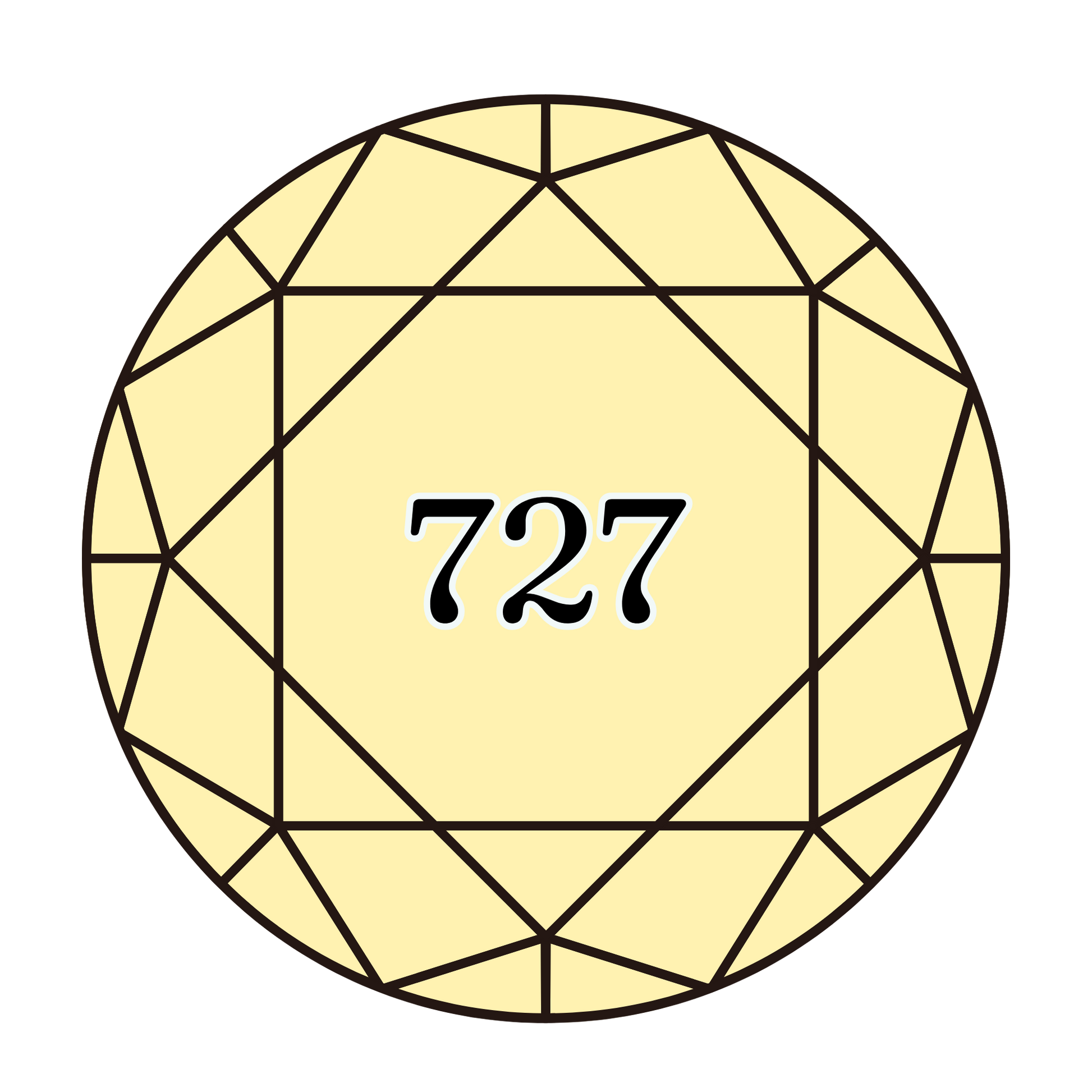 True North Diamond Art Round Diamond Drills 727 - Very Light Topaz - Round Bulk Diamond Drills